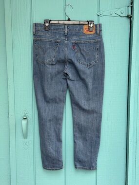 Levi's Boyfriend Medium Blue Slim Straight Jeans